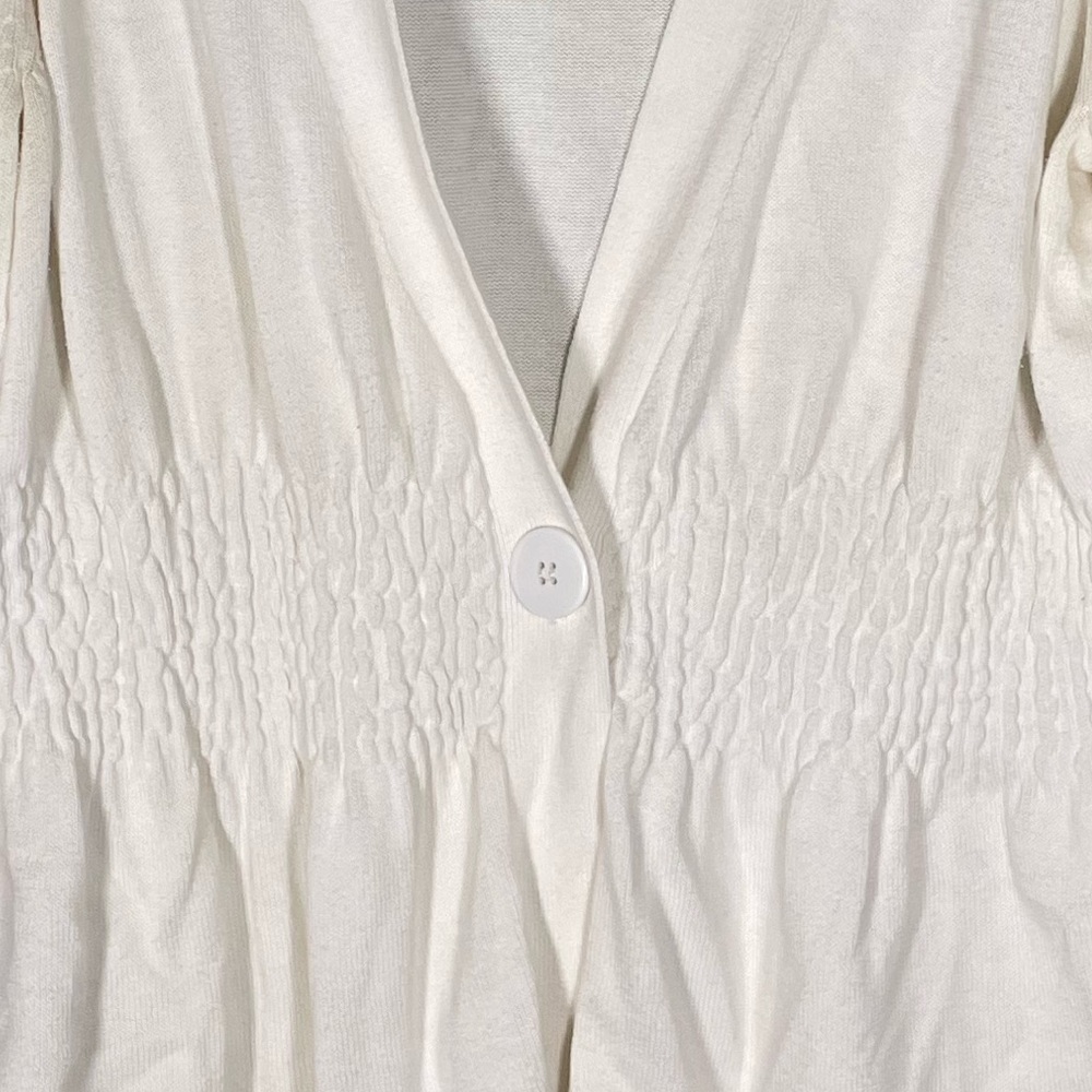 Lane Bryant White Short Sleeve Sweater - Picture 5 of 5